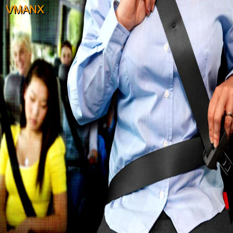 Bus seat belt alarm system