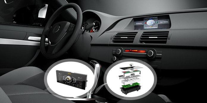 Car center console application case