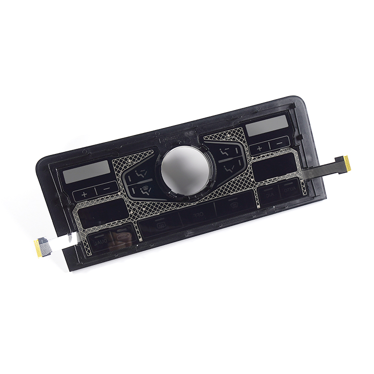 Integrated Black Automotive Air Conditioning Touch Control Module